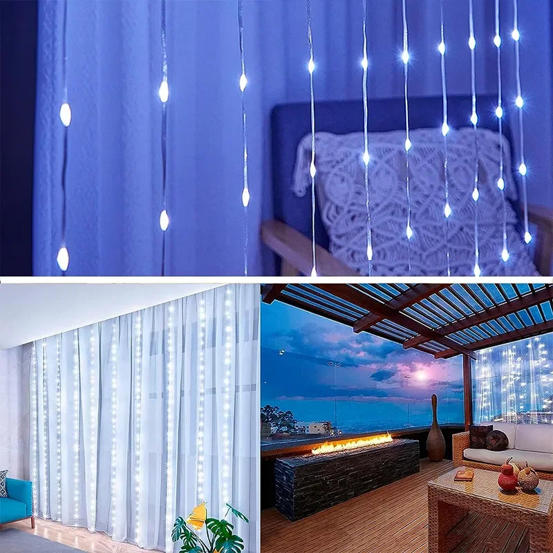 CHRISTMAS SPECIAL DISCOUNT! LED Curtain String Lights