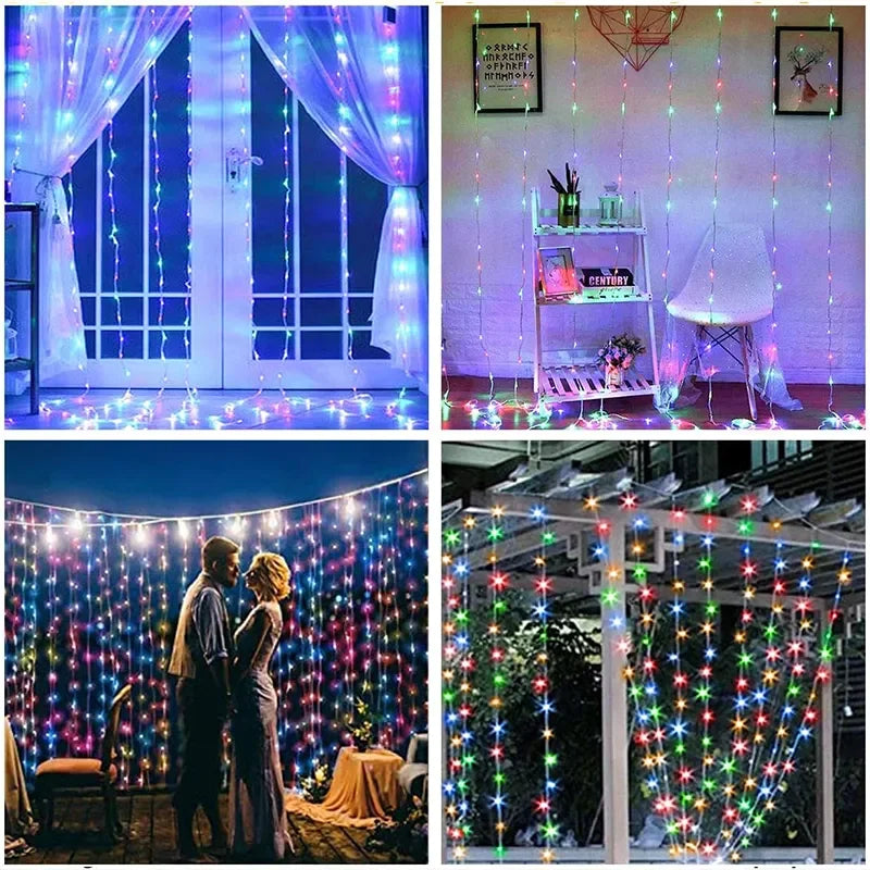 CHRISTMAS SPECIAL DISCOUNT! LED Curtain String Lights